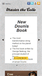 Mobile Screenshot of masterthecello.com